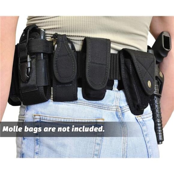 Men's Tactical Belt, 2 Pack 1.5 Inch Military Tactical Belts for Men, Web Belt - Picture 5 of 7